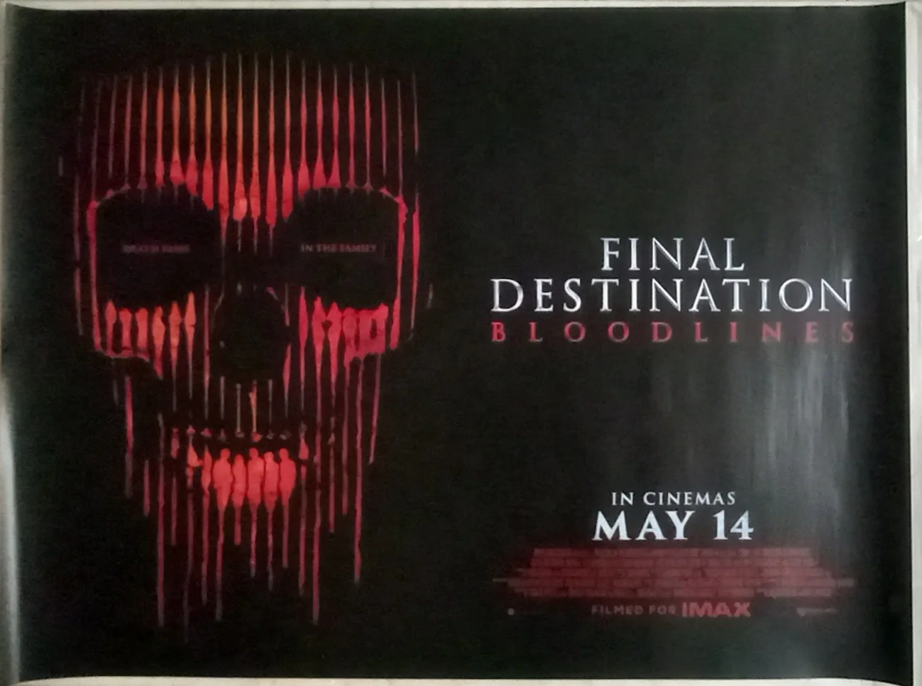 Final Destination: Bloodlines (2025) Original D/S UK Quad Cinema Poster, image 2
