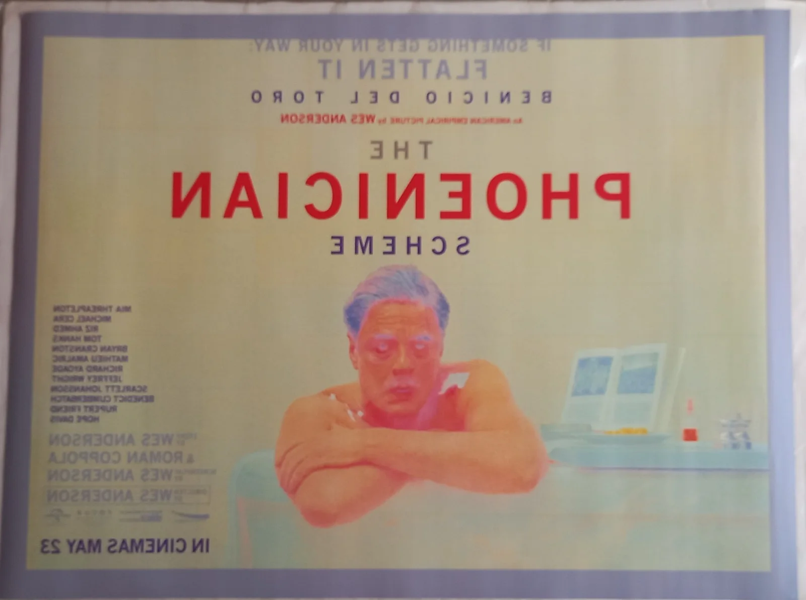 The Phoenician Scheme (2025) Original D/S UK Quad Cinema Poster, Wes Anderson, изображение 2
