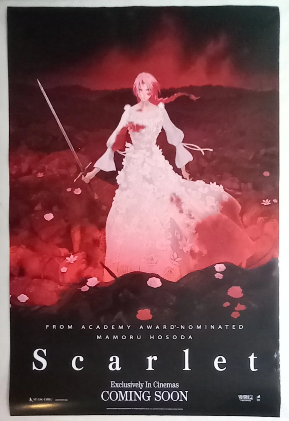 Scarlet (2025) Original D/S Advance One-Sheet Poster, Mamoru Hosoda, изображение 2