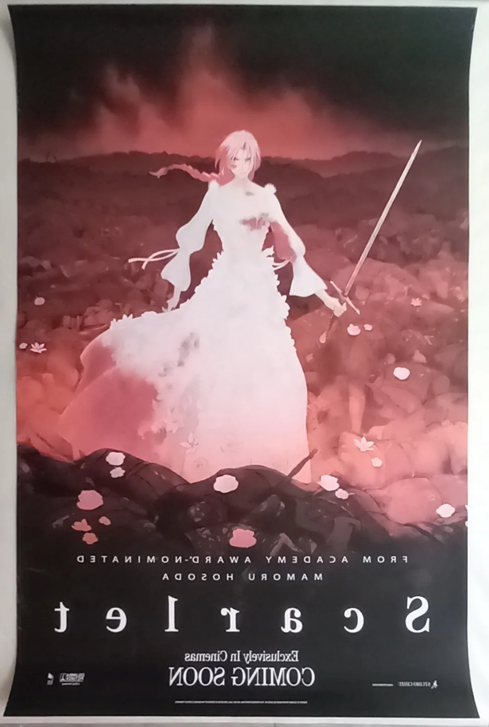 Scarlet (2025) Original D/S Advance One-Sheet Poster, Mamoru Hosoda, изображение 4