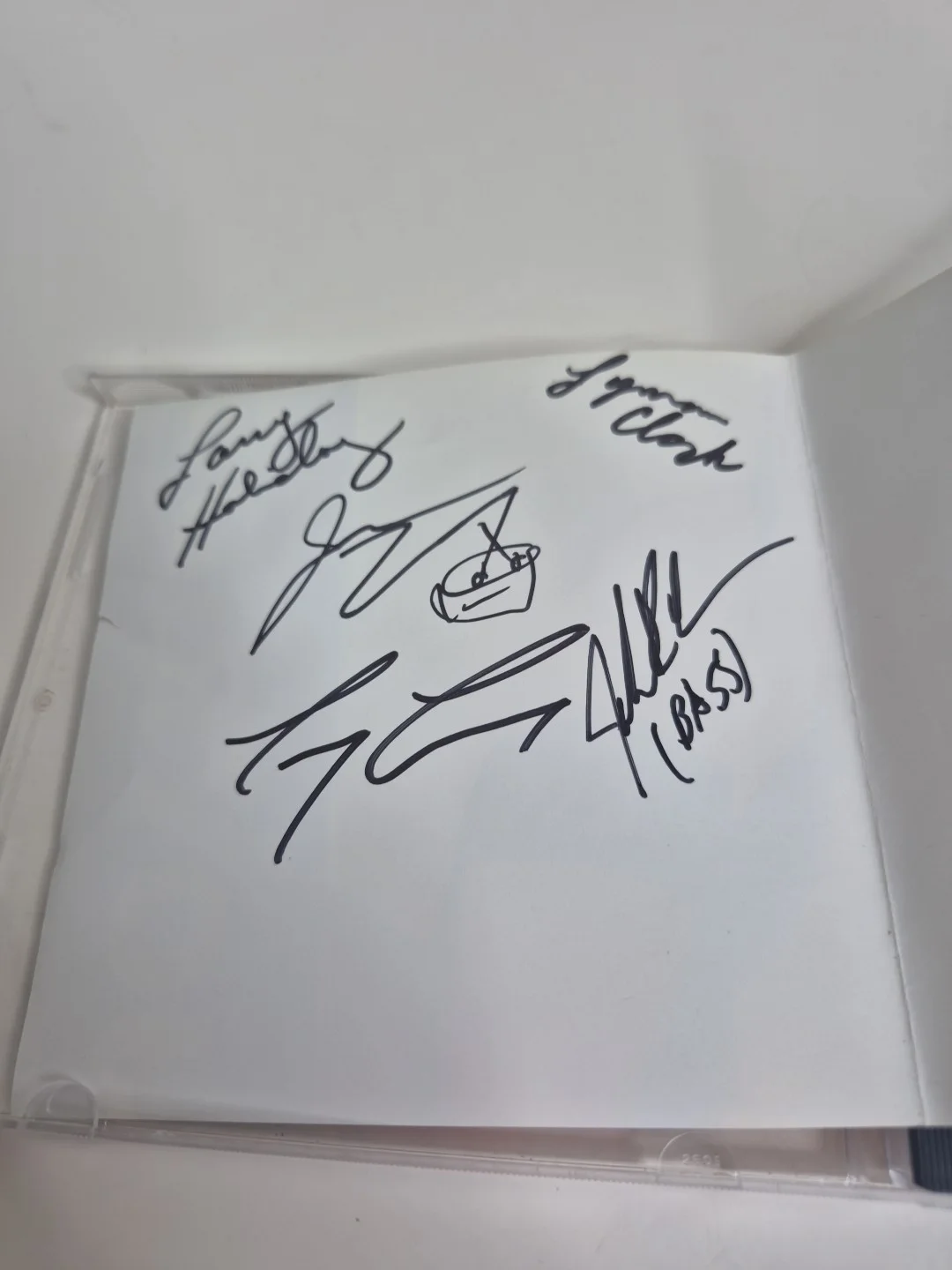 Tusk: Joyride Autographed Booklet CD I Fell, Misery, Paradise VERY RARE, image 4