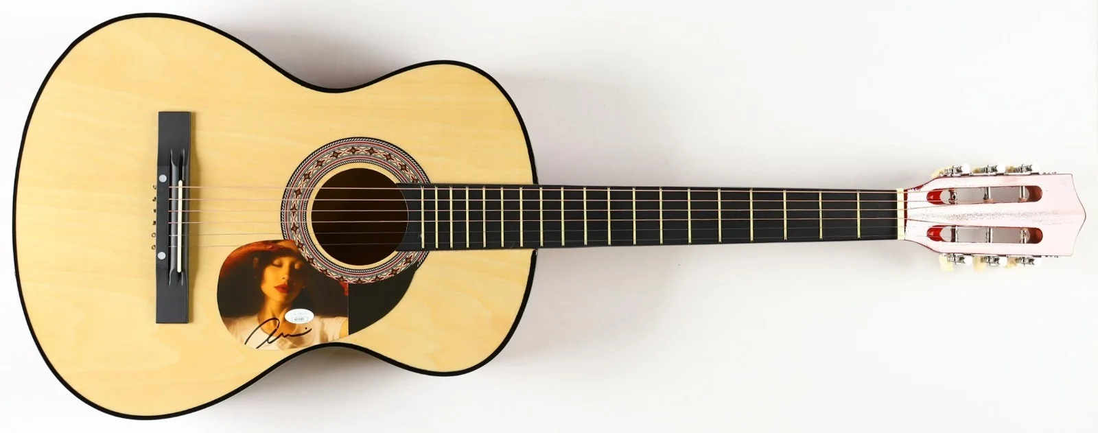 Ariana Grande Signed 38" Acoustic Tan Guitar (JSA) Singer, Songwriter, Actress, изображение 3