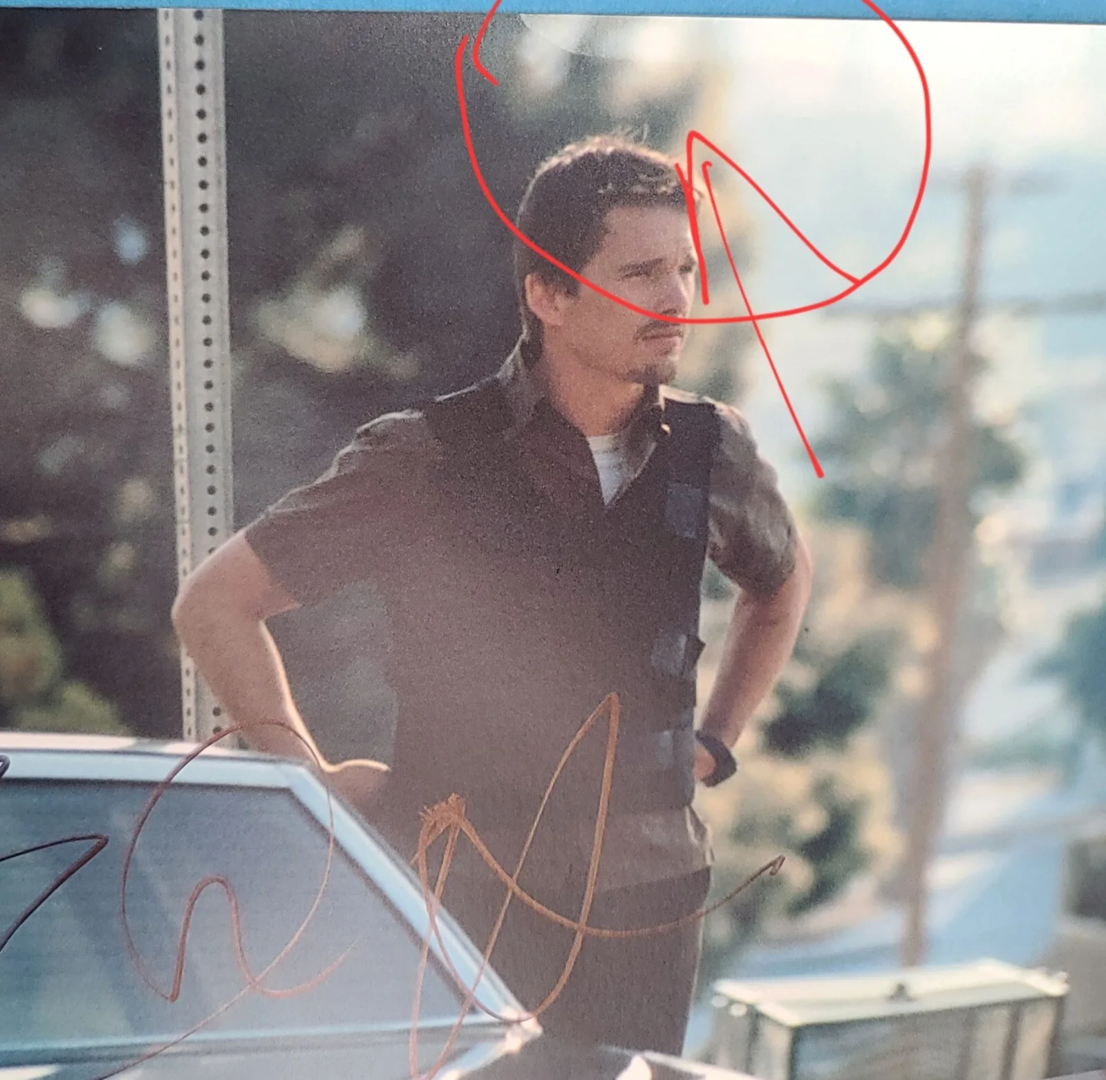 Ethan Hawke — Ethan Hawke-Signed 8x10 Photo wCOA Training Day/Sinister/The Purge/Black Phone, изображение 3