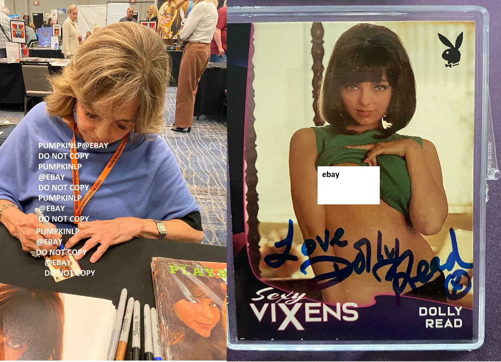 Dolly Read — Dolly Read Signed-In Person-Playboy Playmate/Actress Sexy Vixens #76