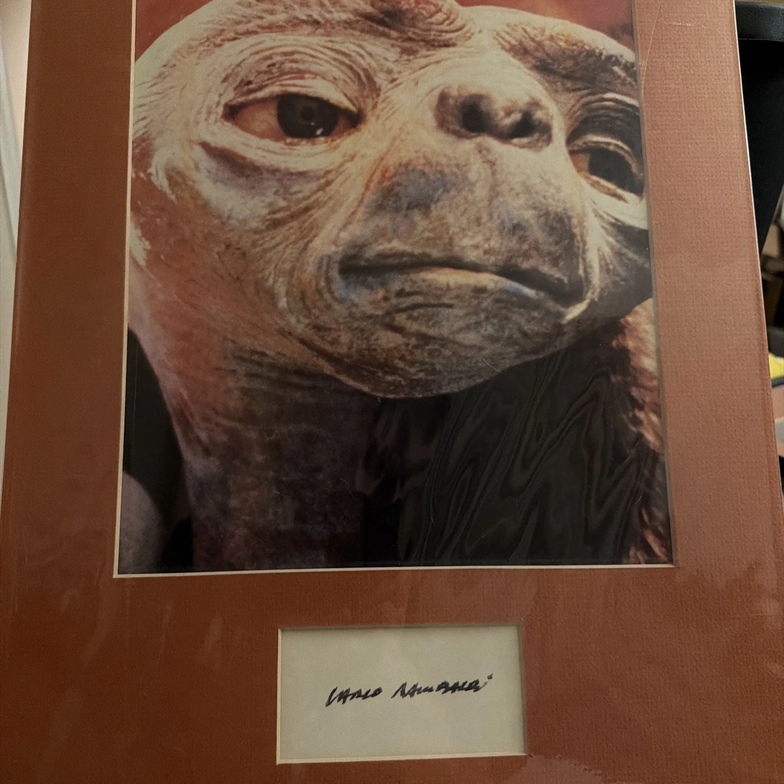 Carlo Rambaldi Signed ET Extra Terrestrial Autograph Photo Prop Creator Rare, image 3