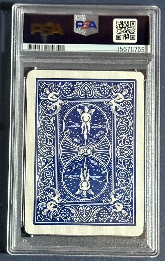 SPIKE LEE SIGNED AUTO PLAYING CARD MOVIE DIRECTOR LEGEND VERY RARE PSA SLAB, image 2
