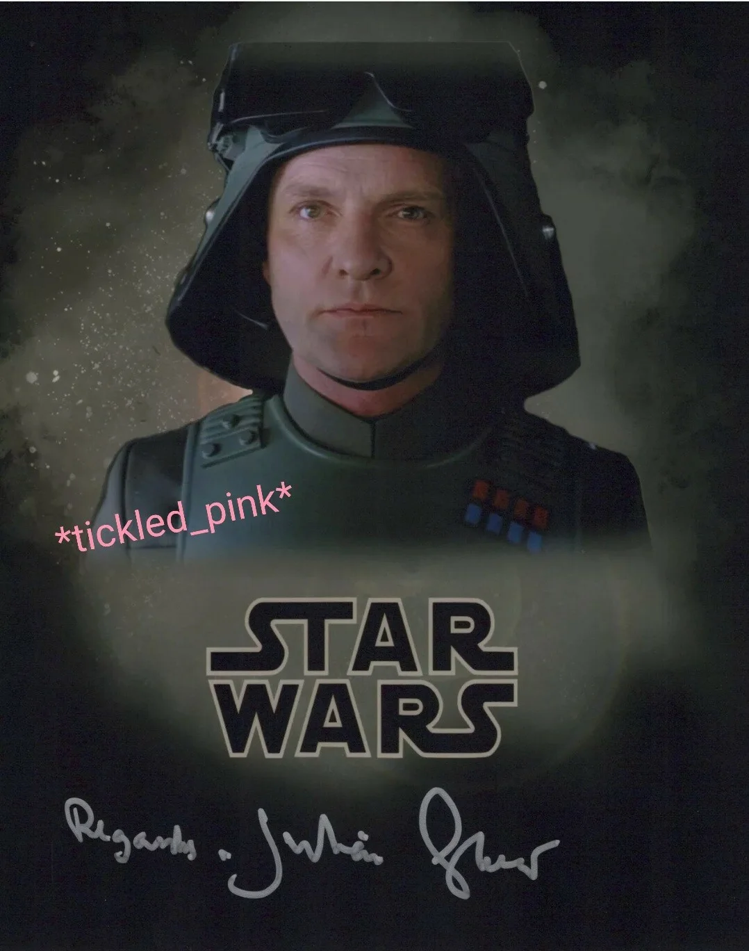 Julian Glover — Classical actor Julian Glover signed 8x10 Photo/ general Veers in star wars wCOA