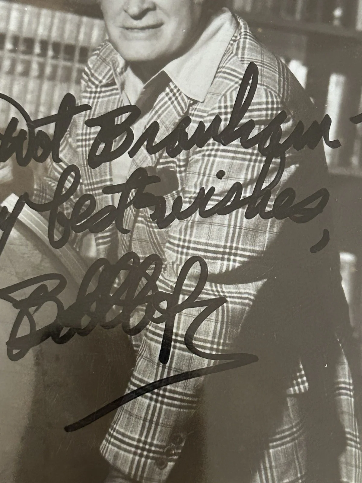 Bob Hope — Bob Hope Signed 5x7 Black And White Photo, изображение 4