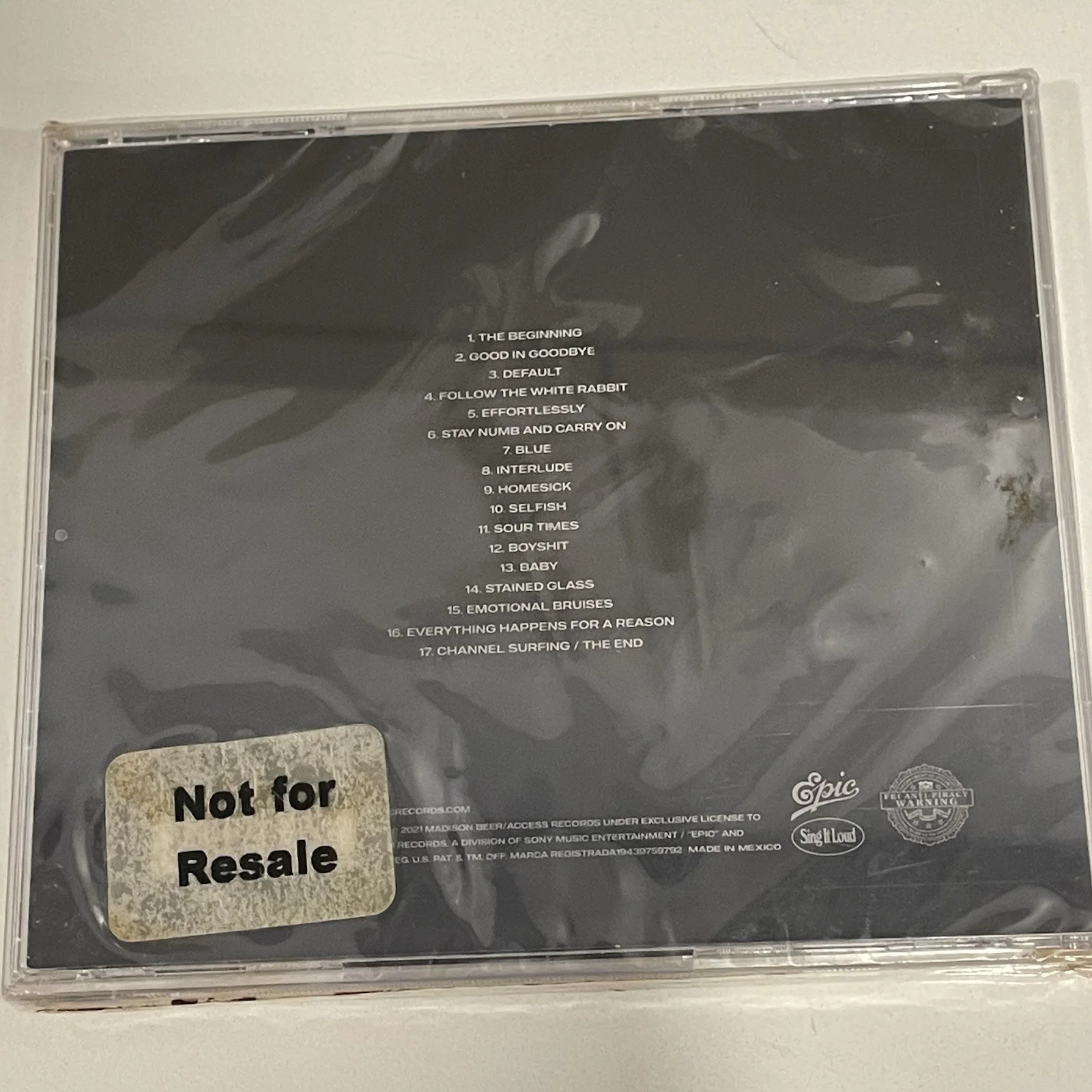 Madison Beer Autographed SIGNED 'Life Support' CD Sealed, image 3