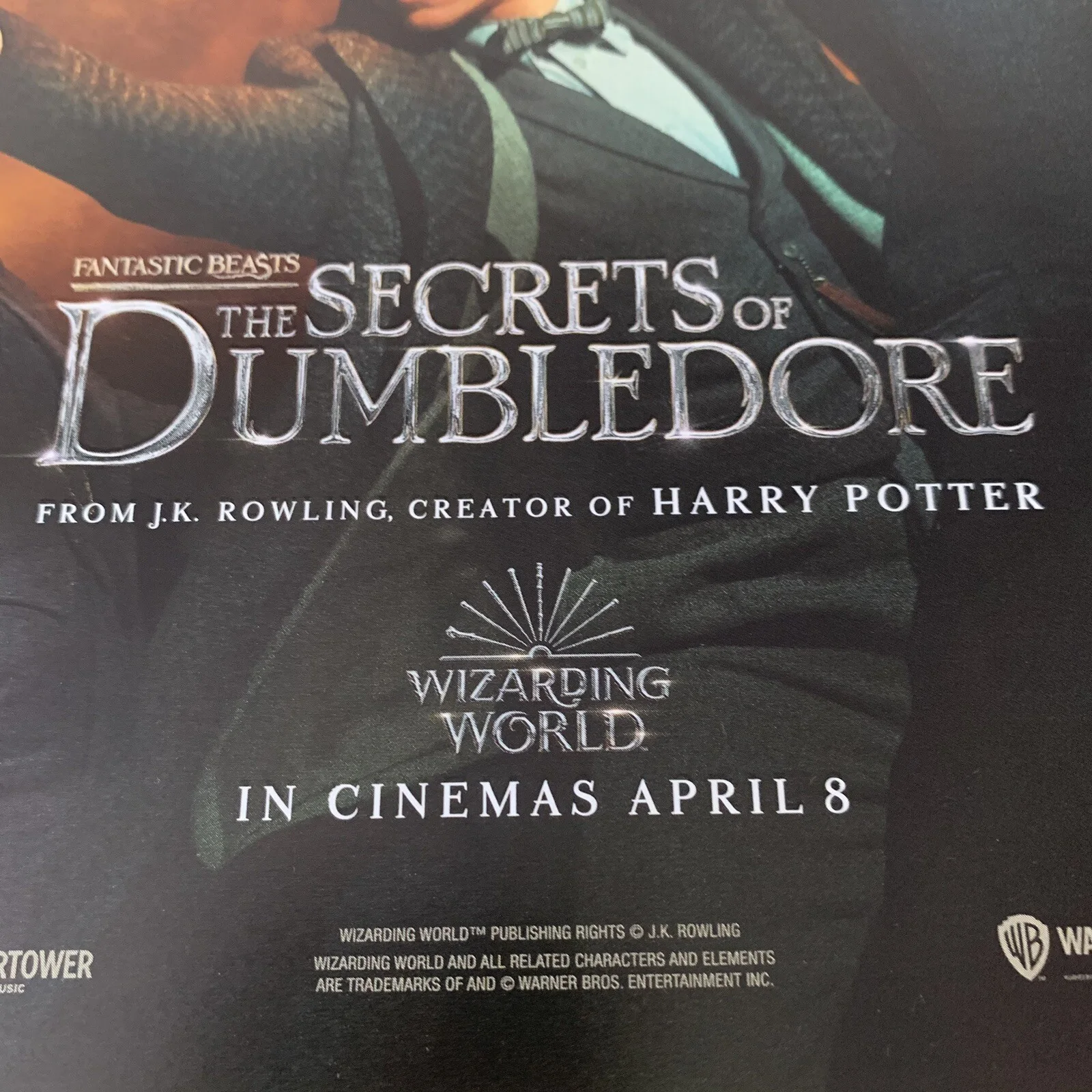 Secrets Of Dumbledore Cinema Advert Poster Card Movie Memorabilia Harry Potter, изображение 4