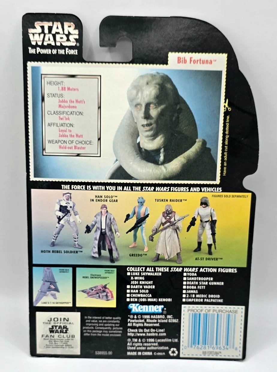 Michael Carter — MICHAEL CARTER SIGNED STAR WARS BIB FORTUNA THE POWER OF THE FORCE, изображение 3