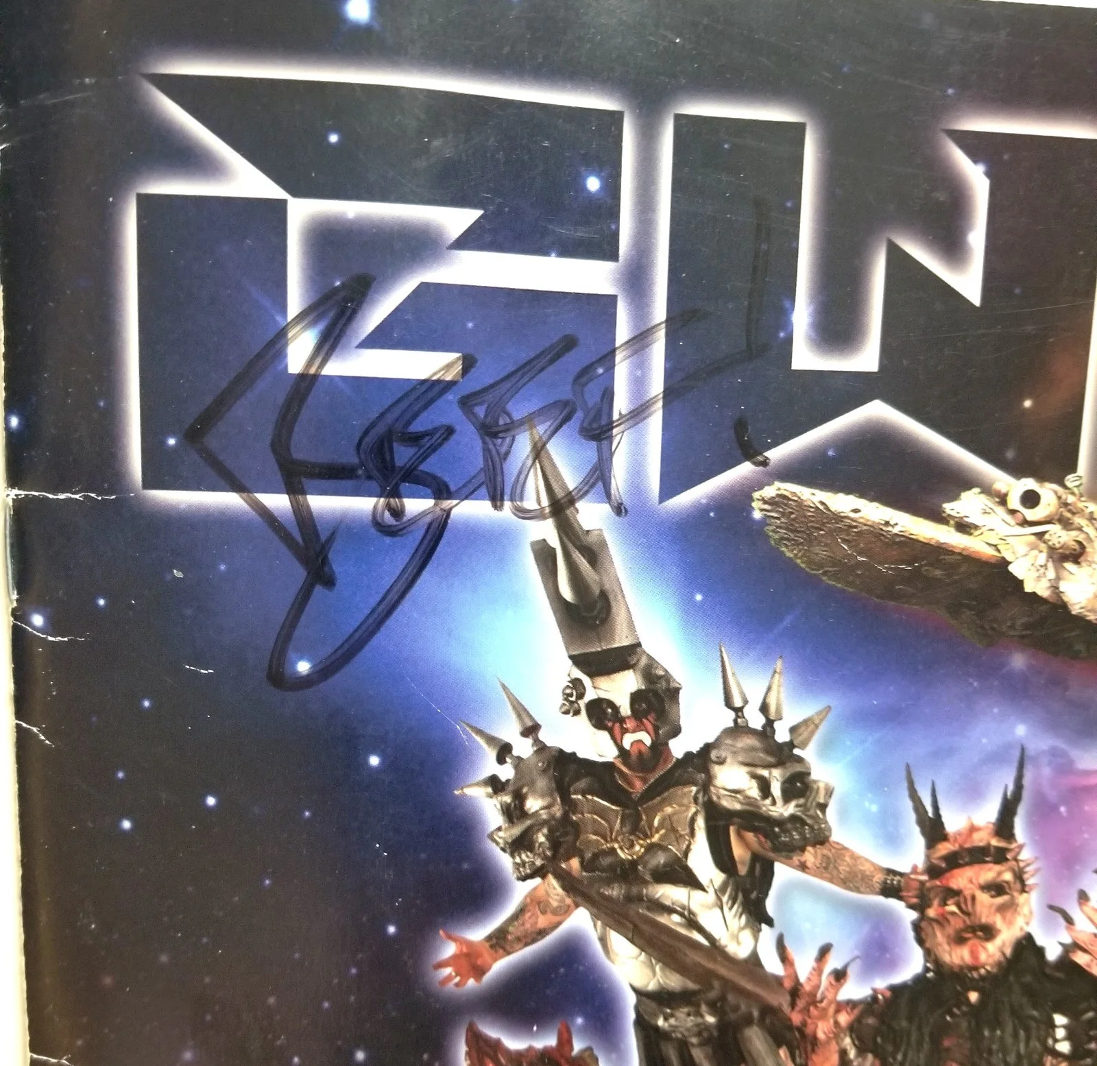 GWAR band fully hand SIGNED 2009 Lust In Space Tour Program JSA COA Dave Brockie, image 4