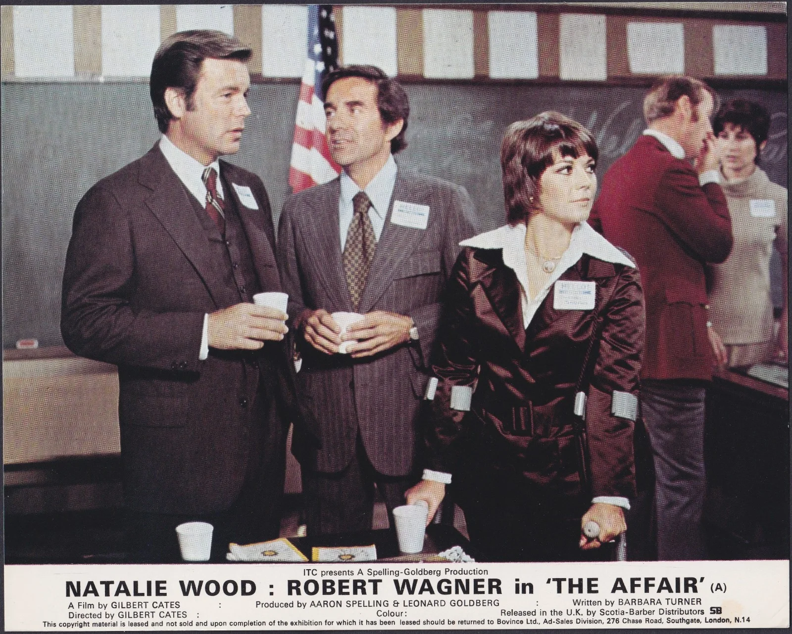 The Affair 8x ORIGINAL UK FOH Lobby Cards Natalie Wood Robert Wagner 1973, изображение 5