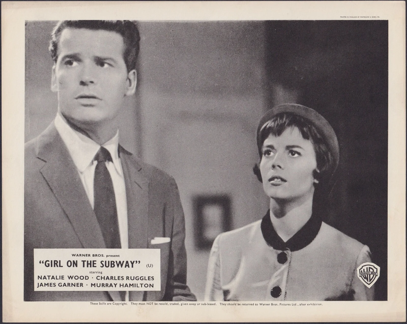 Girl on the Subway 8x ORIGINAL UK FOH Lobby Cards Natalie Wood James Garner 1957, изображение 3