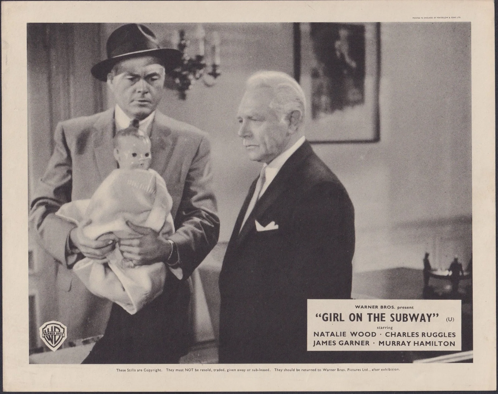 Girl on the Subway 8x ORIGINAL UK FOH Lobby Cards Natalie Wood James Garner 1957, изображение 4