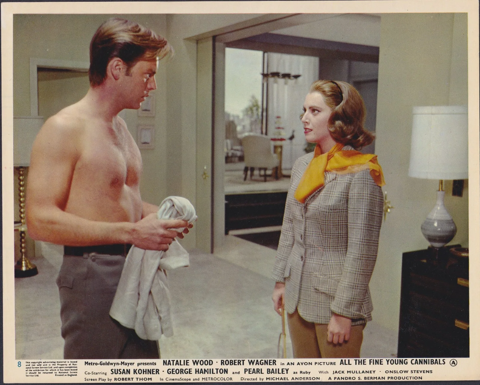 All the Fine Young Canibals 8x ORIGINAL UK FOH Lobby Cards Natalie Wood Wagner, изображение 4