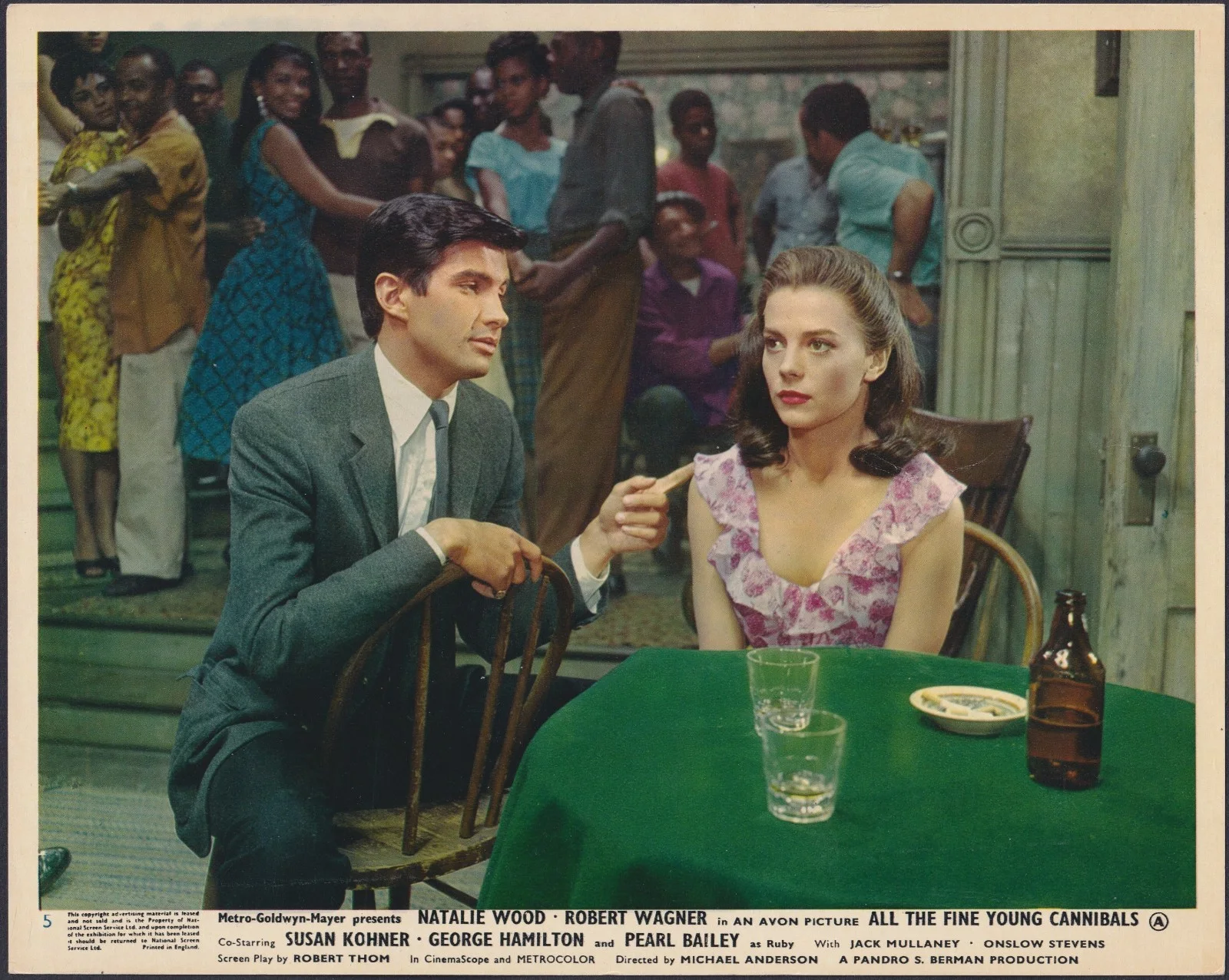 All the Fine Young Canibals 8x ORIGINAL UK FOH Lobby Cards Natalie Wood Wagner, изображение 5