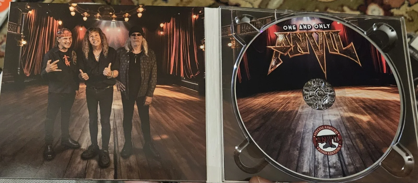 Anvil - AUTOGRAPHED "One & Only" 2024 CD, image 4