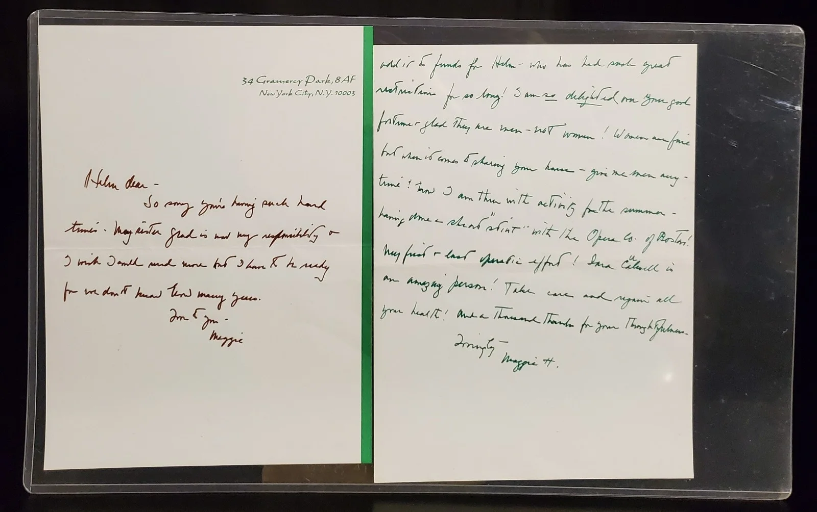 Margaret Hamilton — MARGARET HAMILTON AUTOGRAPH LETTER SIGNED WIZARD OF OZ WICKED WITCH COLLECTIBLE