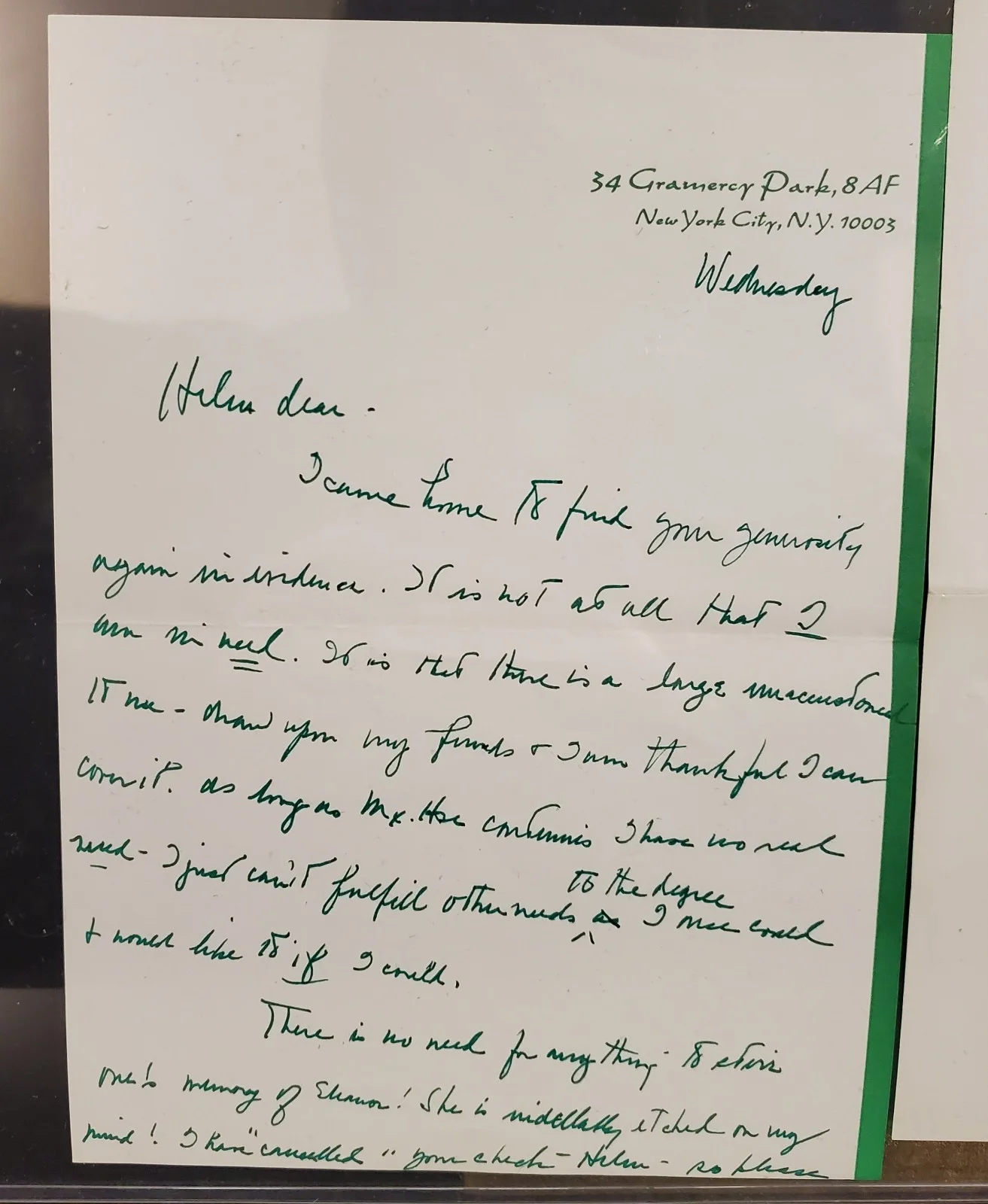 Margaret Hamilton — MARGARET HAMILTON AUTOGRAPH LETTER SIGNED WIZARD OF OZ WICKED WITCH COLLECTIBLE, image 3
