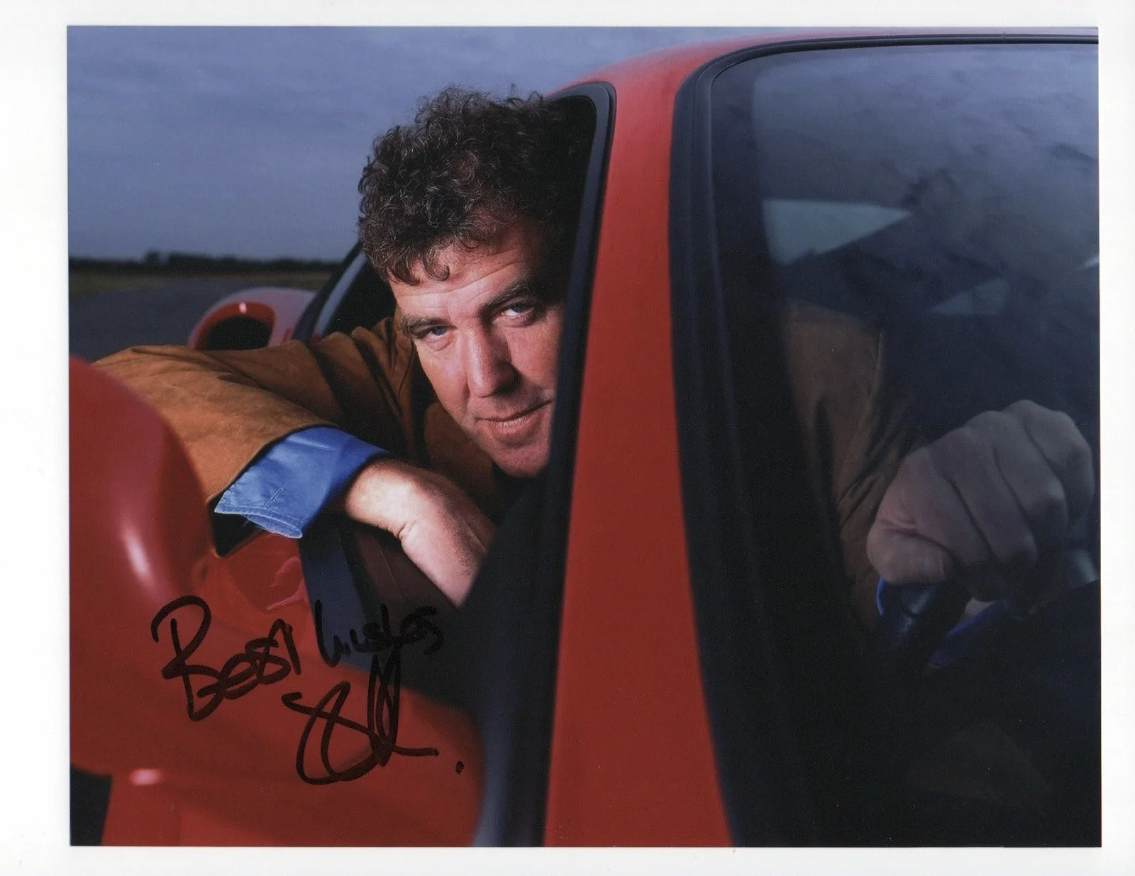 Jeremy Clarkson — Jeremy Clarkson signed autograph 8x10 Photo No COA Pass BAS PSA JSA Top Gear Car