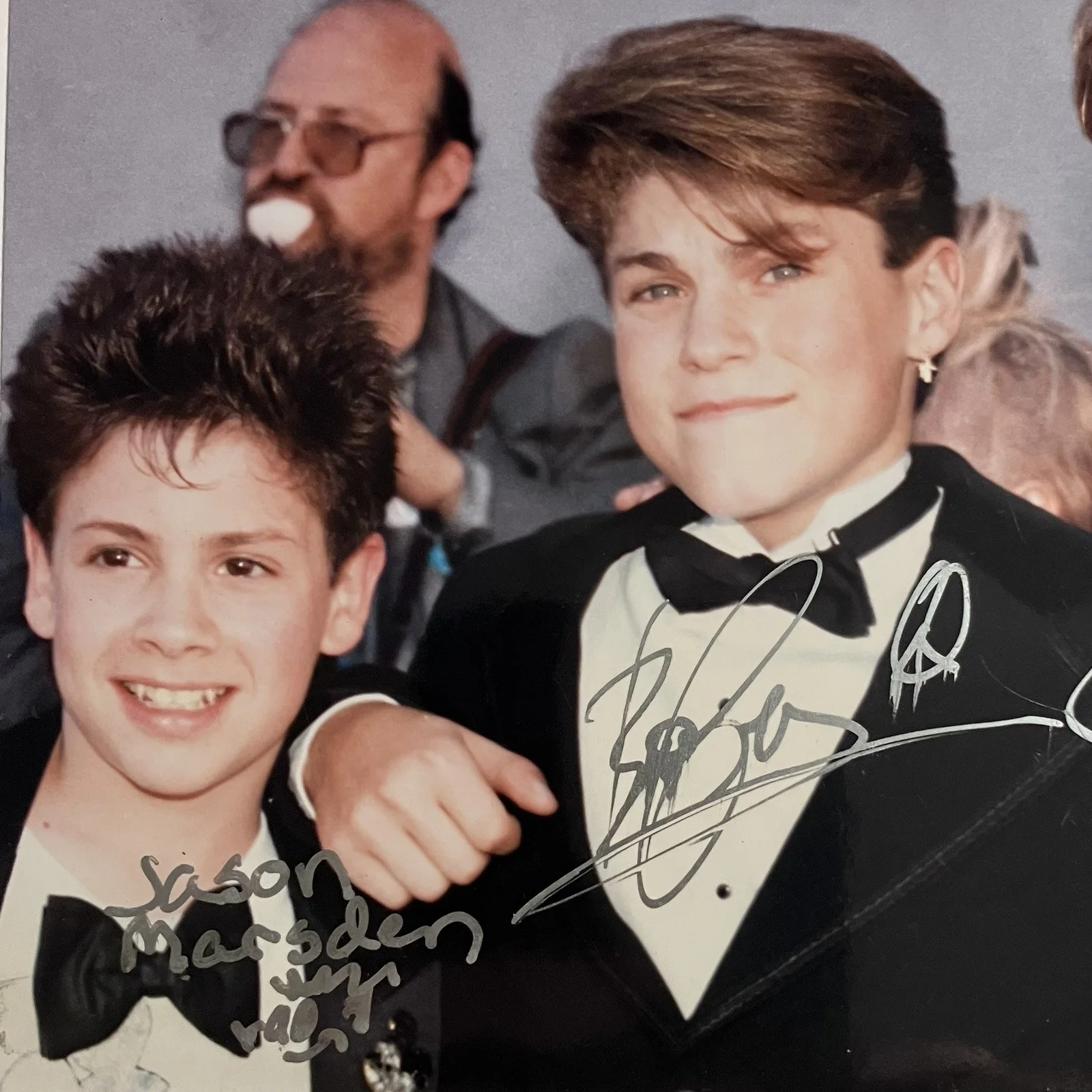 Brian Austin Green — 3 TEEN IDOLS Signed 4x6 Photo / BRIAN AUSTIN GREEN, Stephen Dorff, JASON MARSDEN, изображение 2