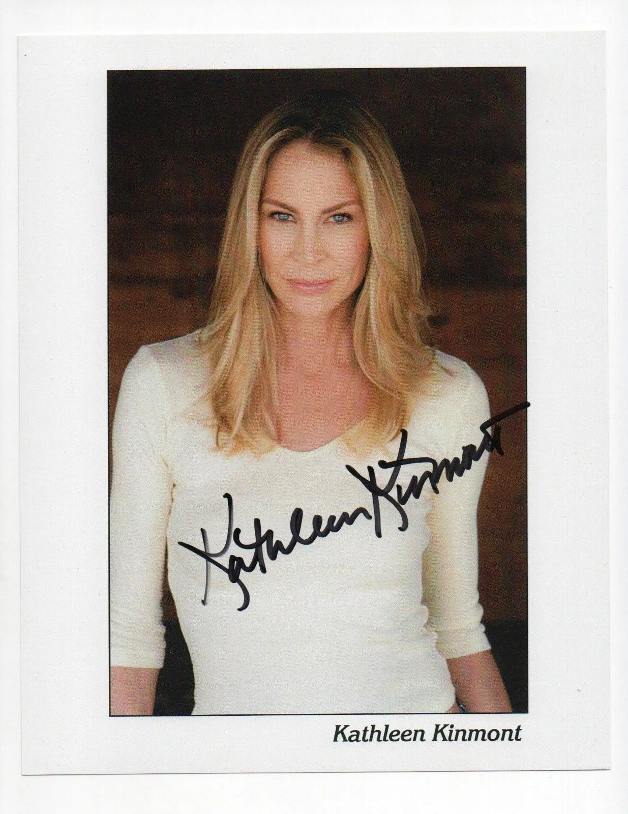 Kathleen Kinmont — Kathleen Kinmont signed autograph 8x10 Photo No COA Pass BAS PSA JSA Sexy Hot