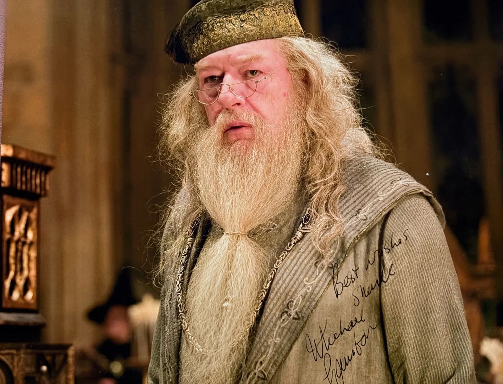 Michael Gambon — Michael Gambon Signed 8x10• Harry Potter•Albus Dumbledore• w/ COA, image 3