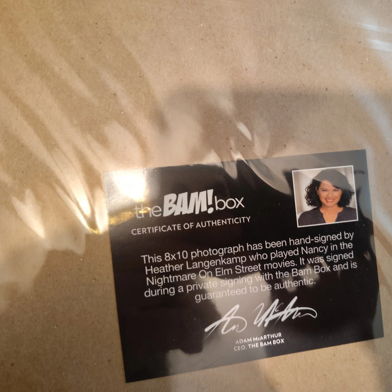 BAM! Authentic - A Nightmare On Elm Street Heather Langenkamp Autographed Photo, image 2