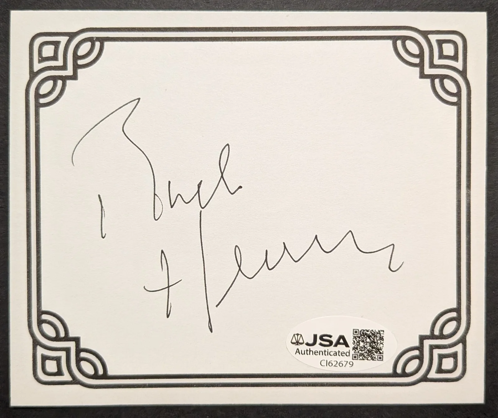 Buck Henry — Buck Henry Signed Autographed Cut JSA American Actor Screenwriter Emmy Award