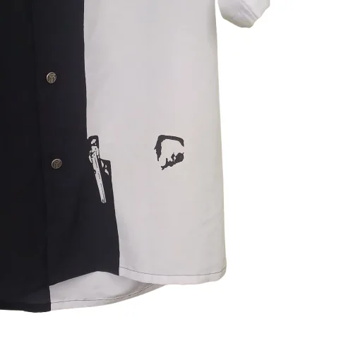SCARFACE TONY MONTANA 1990S 90S VINTAGE BUTTON UP SHIRT JERSEY TOP MEN'S LARGE, изображение 3