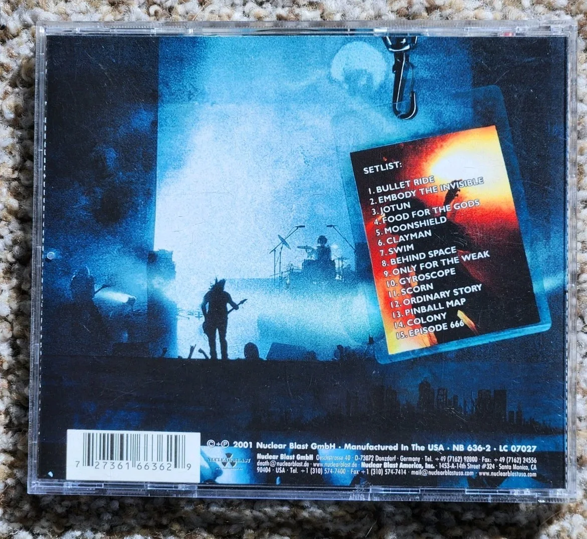 In Flames Band Signed CD Tokyo Showdown Rare Autographed Live In Japan 2000, image 5