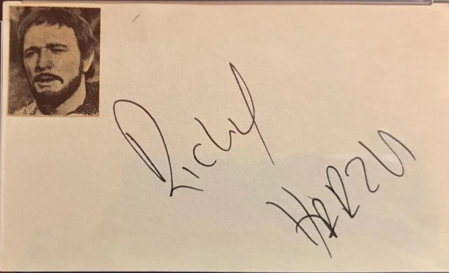 Richard Harris — RICHARD HARRIS SIGNED AUTOGRAPH INDEX CARD ENCAPSULATED PSA GLADIATOR CAMELOT C, image 2