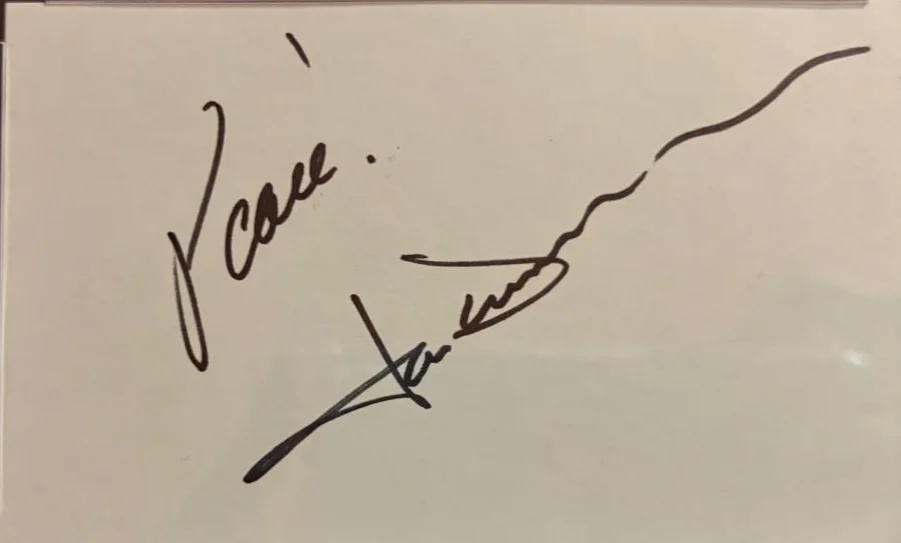 John Denver — JOHN DENVER SIGNED INDEX CARD ENCAPSULATED PSA WHOSE GARDEN WAS THIS COUNTRY, image 2