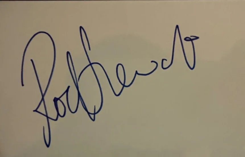 Rod Stewart — ROD STEWART SIGNED INDEX CARD PSA ENCAPSULATED HAVE YOU EVER SEEN THE RAIN FULL, image 2