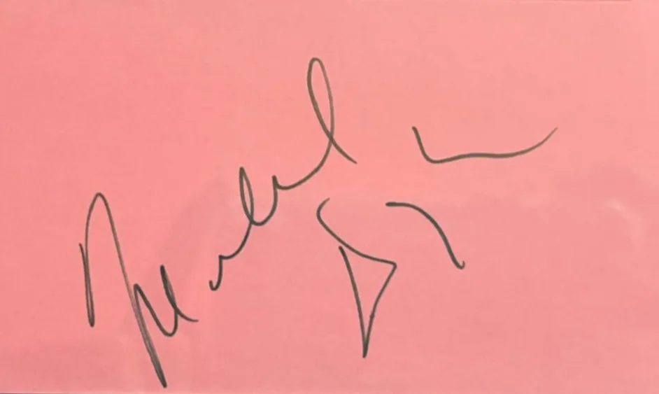 Michael Douglas — MICHAEL DOUGLAS SIGNED INDEX CARD ENCAPSULATED PSA WALL STREET LAST VEGAS, image 2