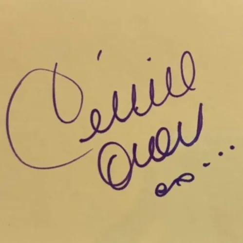Celine Dion — CELINE DION SIGNED AUTOGRAPH INDEX CARD ENCAPSULATED PSA POWER BALLADS UNISON A, изображение 2