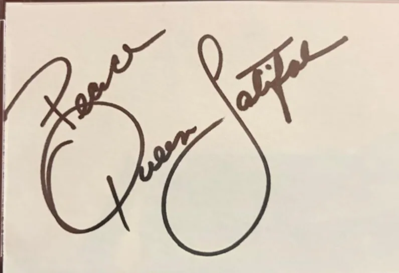 Queen Latifah — QUEEN LATIFAH SIGNED AUTOGRAPHED INDEX CARD ENCAPSULATED PSA TAXI SCARY MOVIE, изображение 2