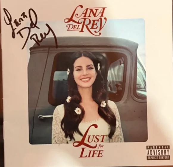 Lana Del Rey — LANA DEL REY SIGNED CD COVER ENCAPSULATED PSA SUMMERTIME SADNESS BORN TO DIE I, image 2