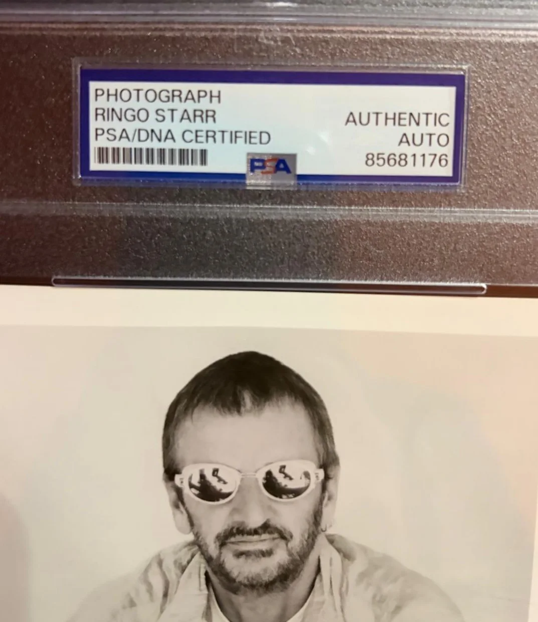 Ringo Starr — RINGO STARR SIGNED PHOTO PSA ENCAPSULATED THE BEATLES VINTAGE PAUL McCartney, изображение 3