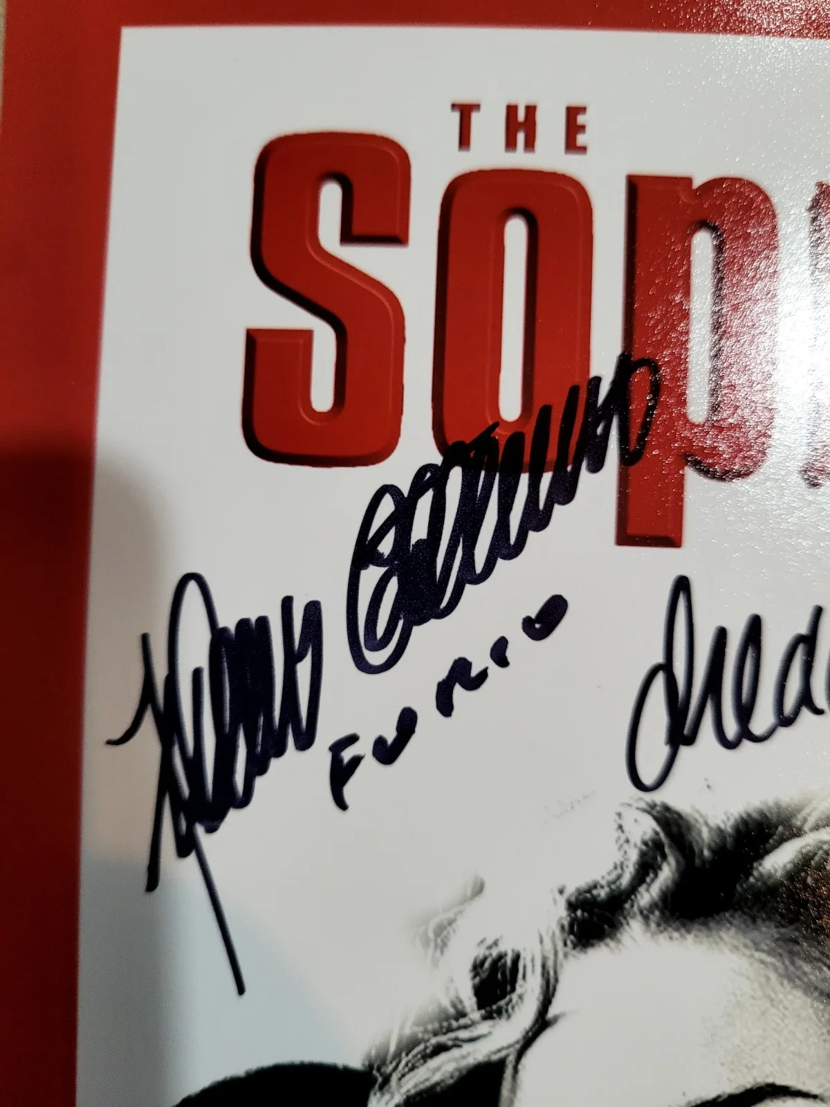 Drea de Matteo — The Sopranos 8x10 Autograph Drea De Matteo Aida Tueturro Federico Castelluccio, изображение 2