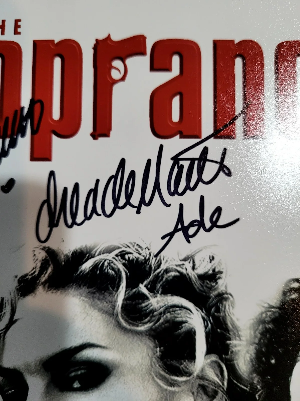 Drea de Matteo — The Sopranos 8x10 Autograph Drea De Matteo Aida Tueturro Federico Castelluccio, изображение 3