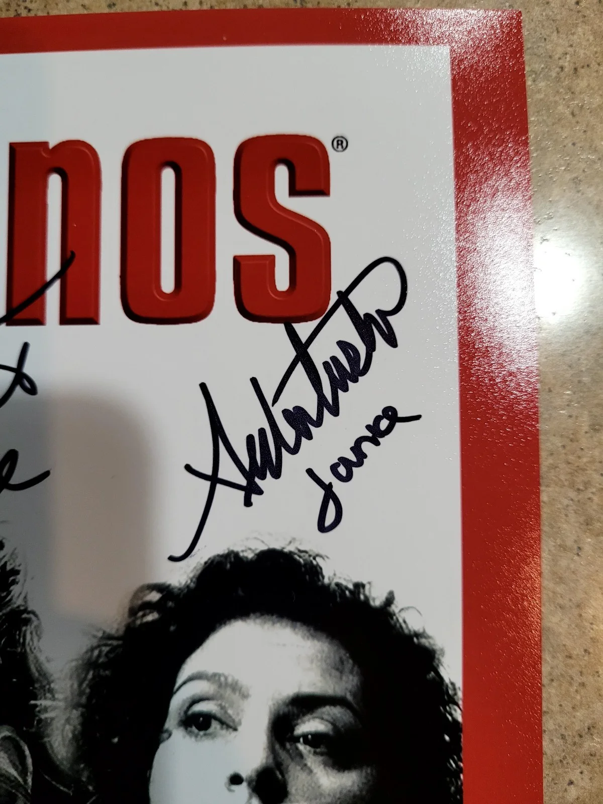 Drea de Matteo — The Sopranos 8x10 Autograph Drea De Matteo Aida Tueturro Federico Castelluccio, изображение 4