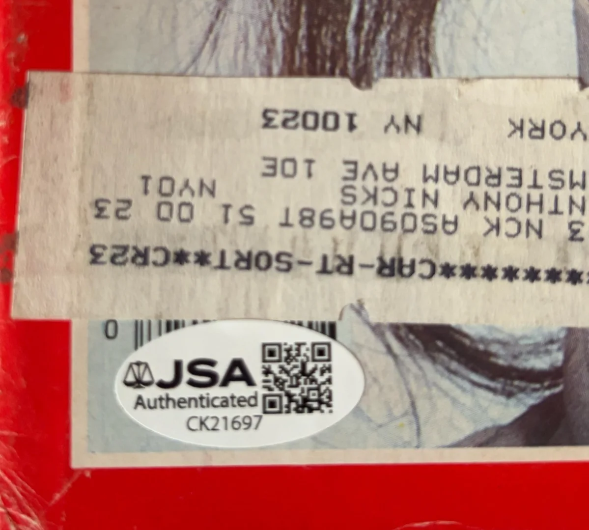 Nastassja Kinski — NASTASSJA KINSKI SIGNED AUTOGRAPHED FULL TIME MAGAZINE TESS PARIS TEXAS JSA COA, изображение 3