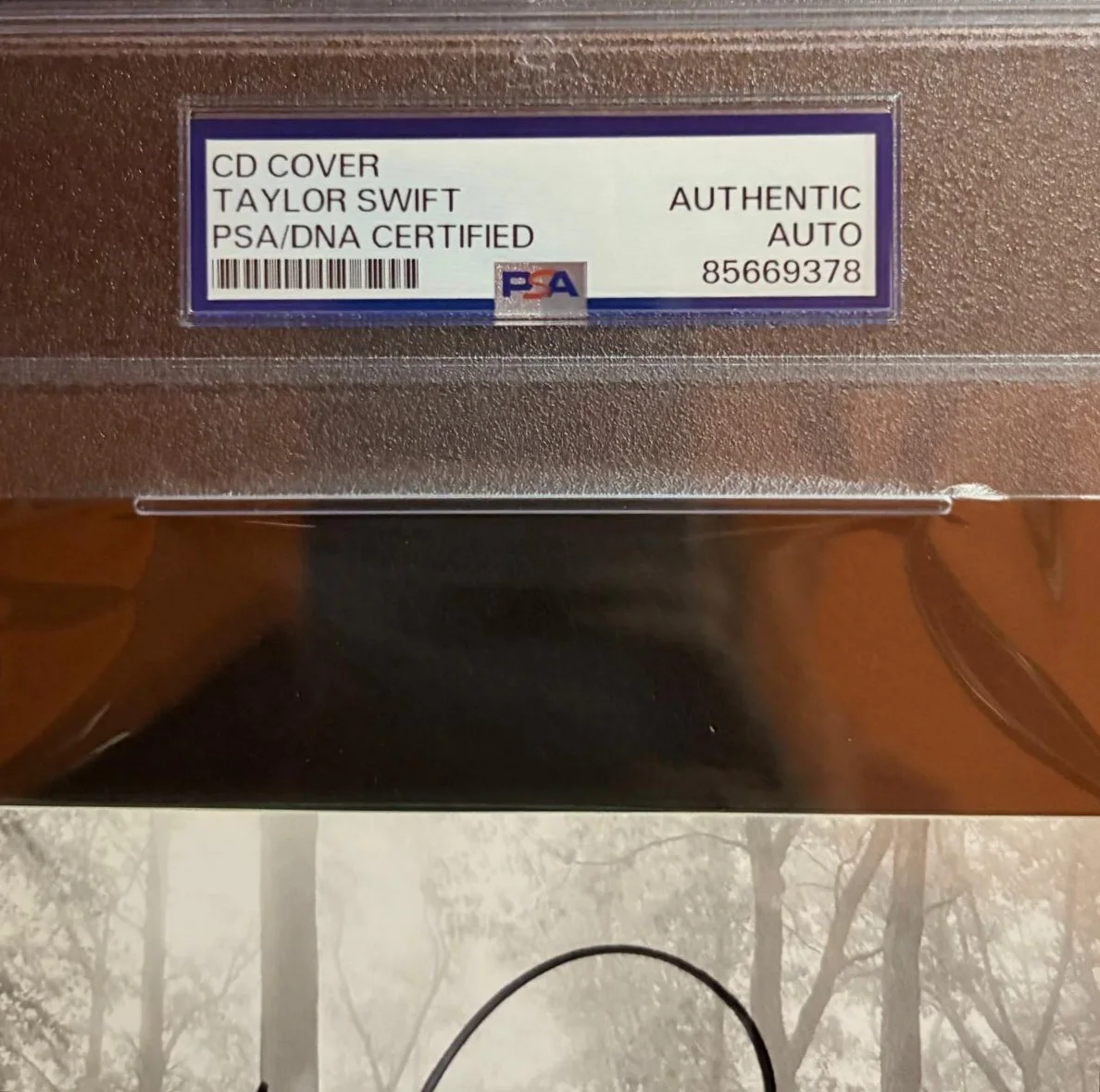 Taylor Swift — TAYLOR SWIFT SIGNED CD COVER ENCAPSULATED SHAKE IT OFF DELICATE RARE PSA HEART C, изображение 3
