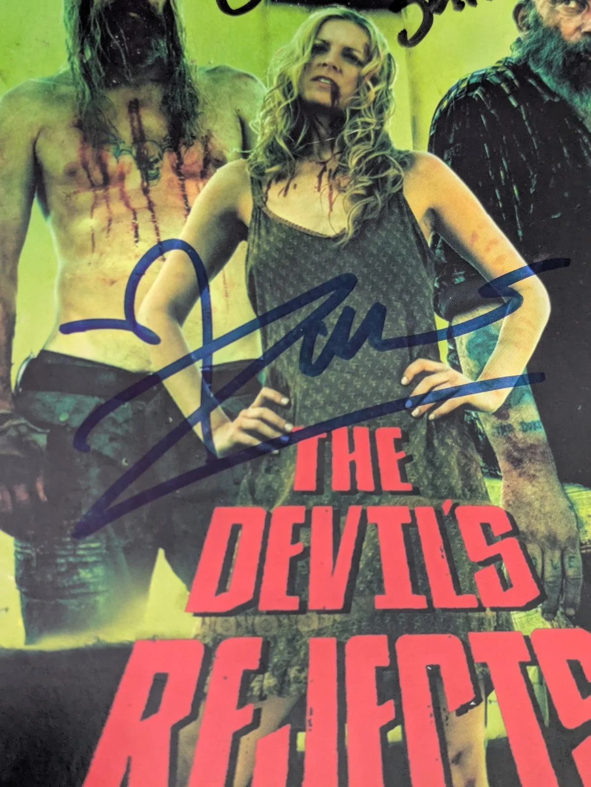 Rob Zombie & Sheri Moon Signed Devil's Rejects 5x7 Promo Card Baby Mugshot, image 2