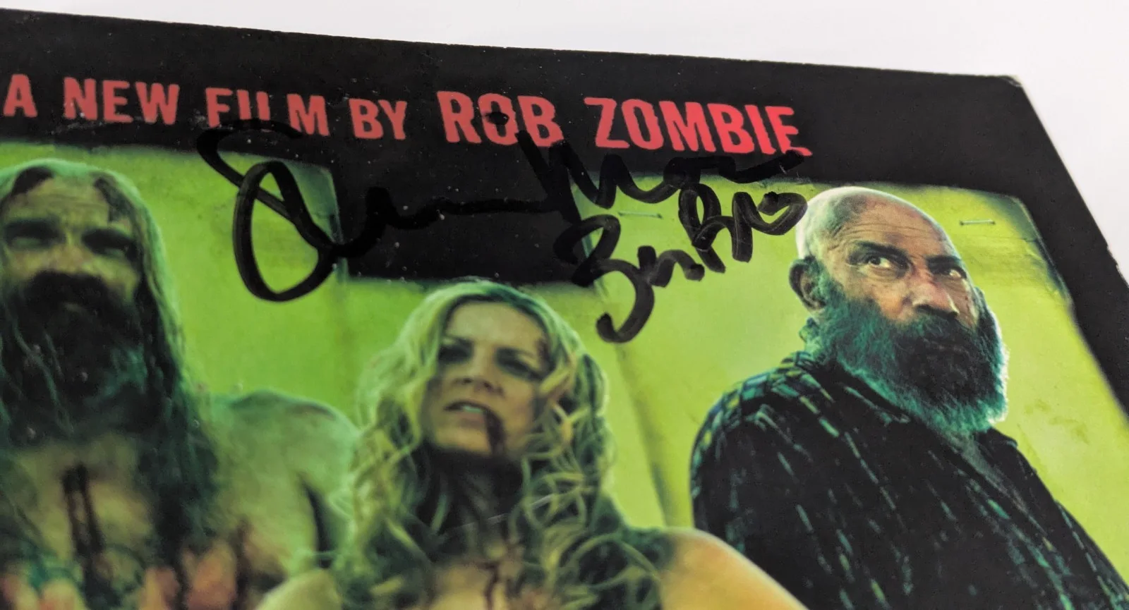 Rob Zombie & Sheri Moon Signed Devil's Rejects 5x7 Promo Card Baby Mugshot, image 3