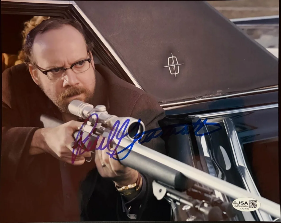 Paul Giamatti — PAUL GIAMATTI SIGNED AUTOGRAPHED 8X10 PHOTO CINDERELLA MAN THE HOLDOVERS JSA COA