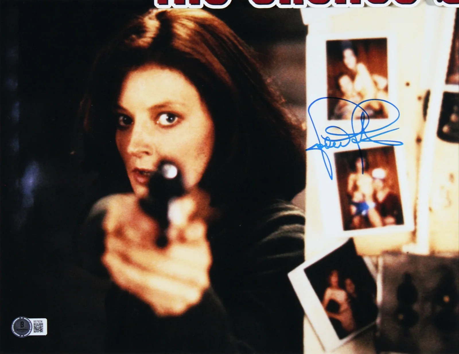 Jodie Foster, Anthony Hopkins — Jodie Foster Anthony Hopkins Silence of the Lambs Signed Framed Display BAS JSA, image 2