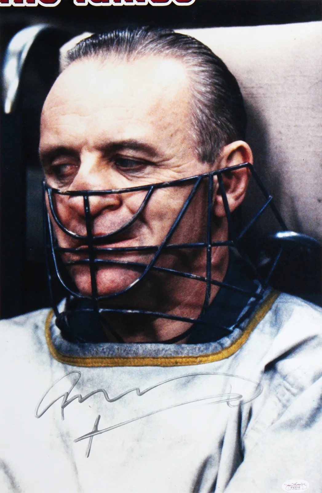 Jodie Foster, Anthony Hopkins — Jodie Foster Anthony Hopkins Silence of the Lambs Signed Framed Display BAS JSA, image 3